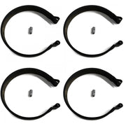 DURAFORCE 6 Inch Brake Bands and Pin for Yerf Dog Azusa Manco Stens 6 Yard Cart 4 Pack