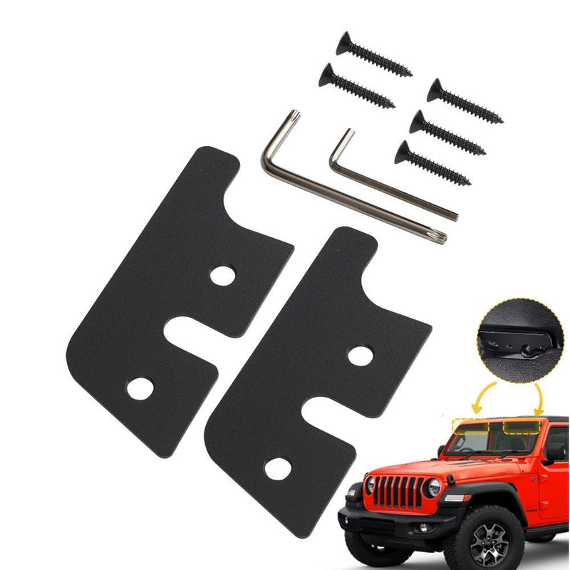 Sun Visor Kit for Jeep Wrangler JK 2018 Wrangler 2018-2023 Gladiator 2020-2023