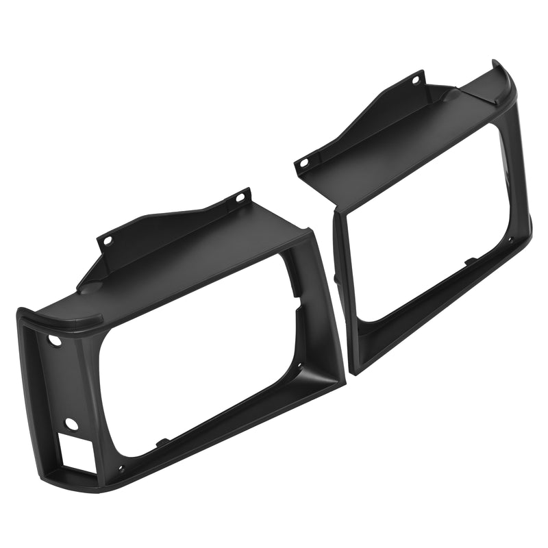 ABS Headlight Bezel Door Set for Chevrolet S10 for GMC S15 Jimmy 1982-1990 Pair