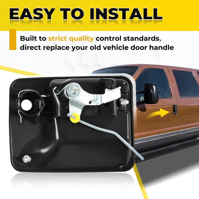 Exterior Outer Front Left Door Handle for Ford F-250 F-350 Super Duty 1998-16