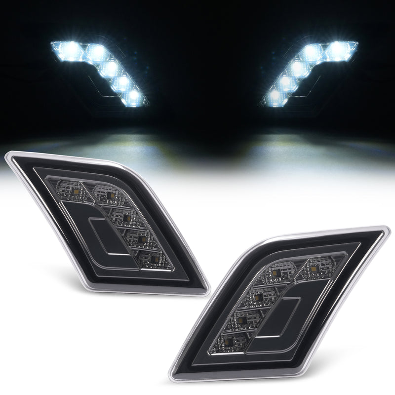 LED Smoke Side Marker Corner Lights for Mercedes-Benz C300 C350 C63 AMG 08-11