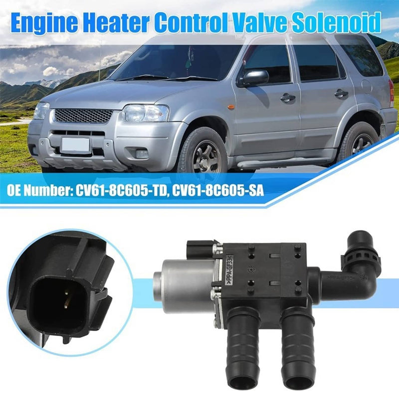 CV61-8C605-SA Engine Heater Control Valve Solenoid for Ford Escape 2013-2019