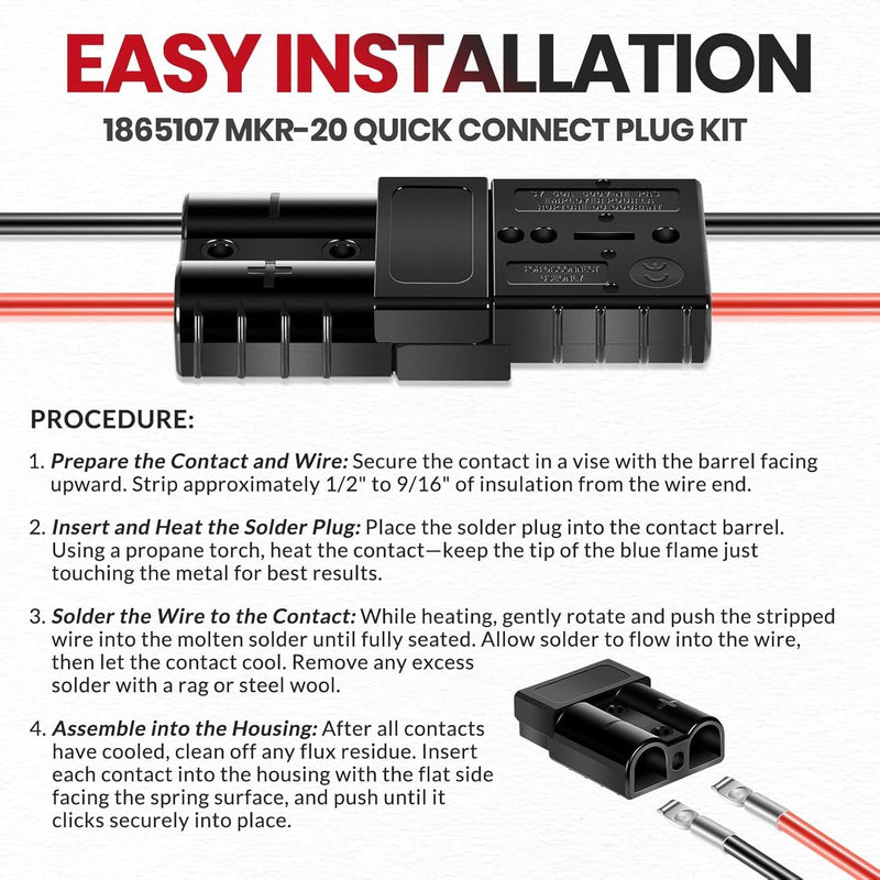 1865107 MKR-20 Quick Connect Plug for Minn Kota Edge Riptide Terrova Fortrex
