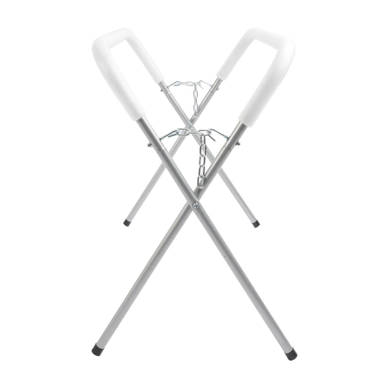 DURAFORCE Heavy Duty Auto Body Painting Adjustable Work Stand For Bumpers 500 LBS Silvery