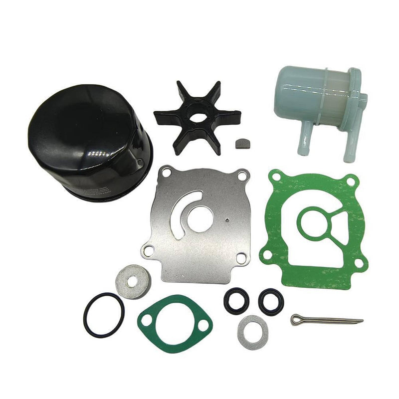 DURAFORCE 17400-89822 17461-96301 Outboard Maintenance Repair Kit for Suzuki DF25 DF30