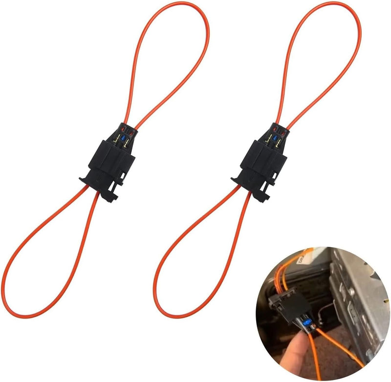 MOST Fiber Optic Loop Bypass Male Female Kit Adapter 2 Pairs for Mercedes BMW