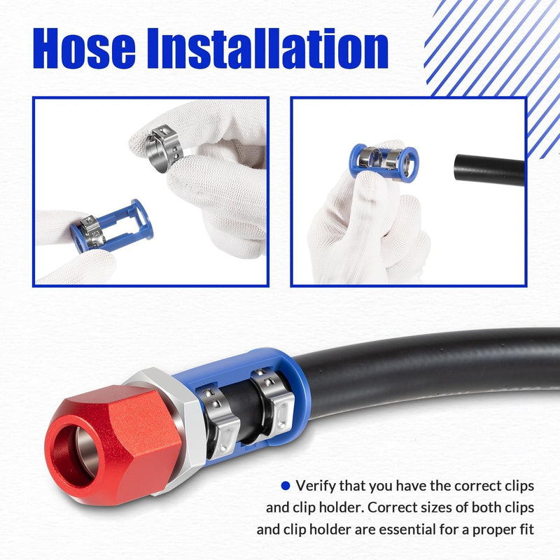800-673 A/C Line Splice Kit for 5/16 in Line with No.6 Hose Line to Hose Repair