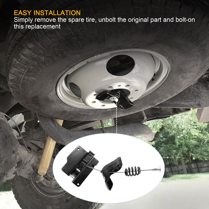 Spare Tire Carrier Hoist Winch for Ford F-250 F-350 F-450 Super Duty 1999-2007