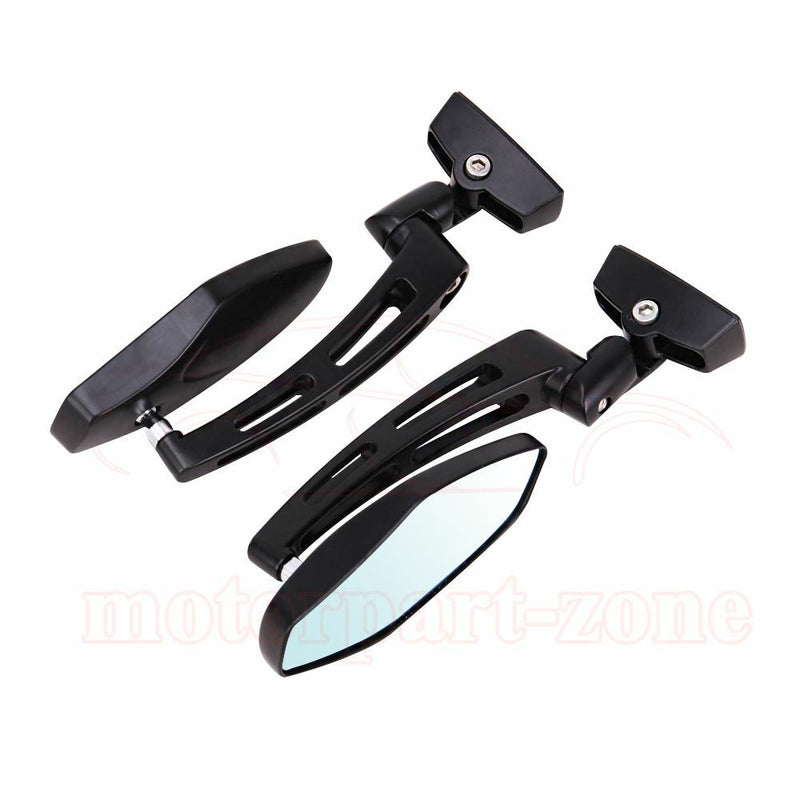Motorcycle Racing Rearview Mirrors for Suzuki Hayabusa Honda CBR Black 6mm Sport