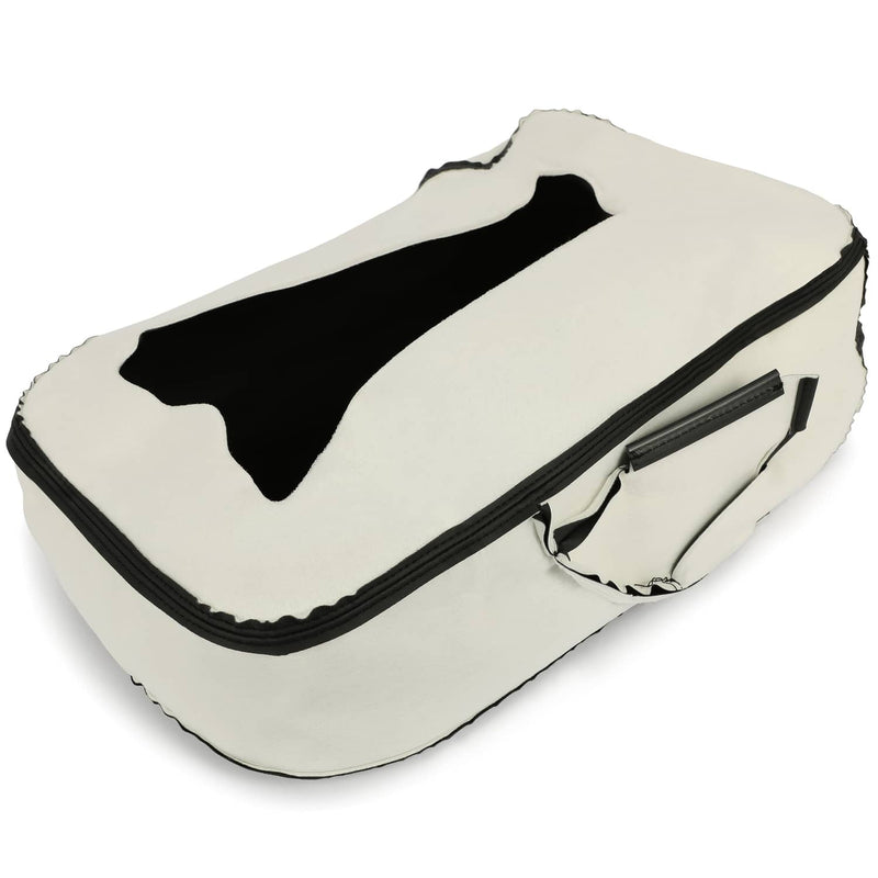DURAFORCE Console Armrest Jump Seat Lid Cover for Silverado Tahoe Sierra 2007-2014