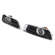 DURAFORCE Fog Lights Bumper Lamps with Black Bezel Molding for Chevy Malibu 2013-2016