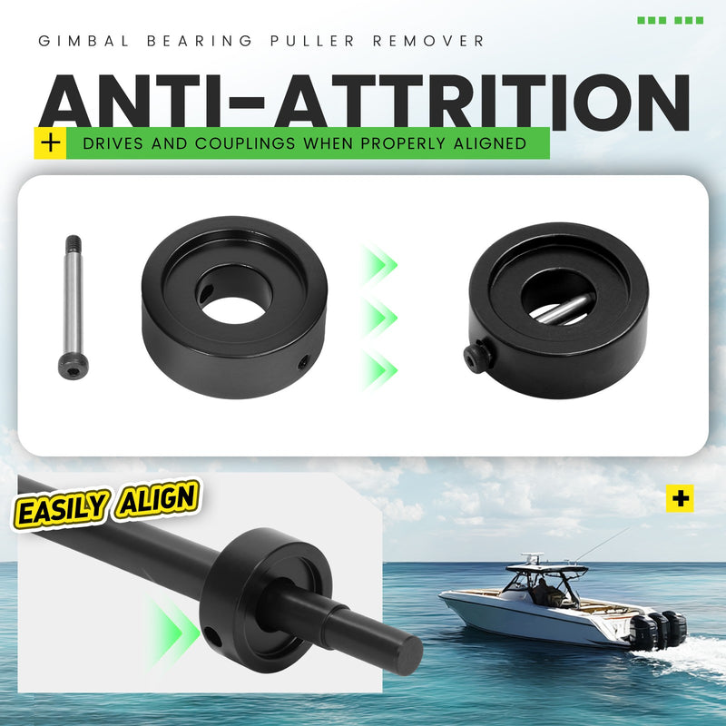 Gimbal Bearing Puller Alignment Tool for Mercruiser Alpha Bravo MR OMC