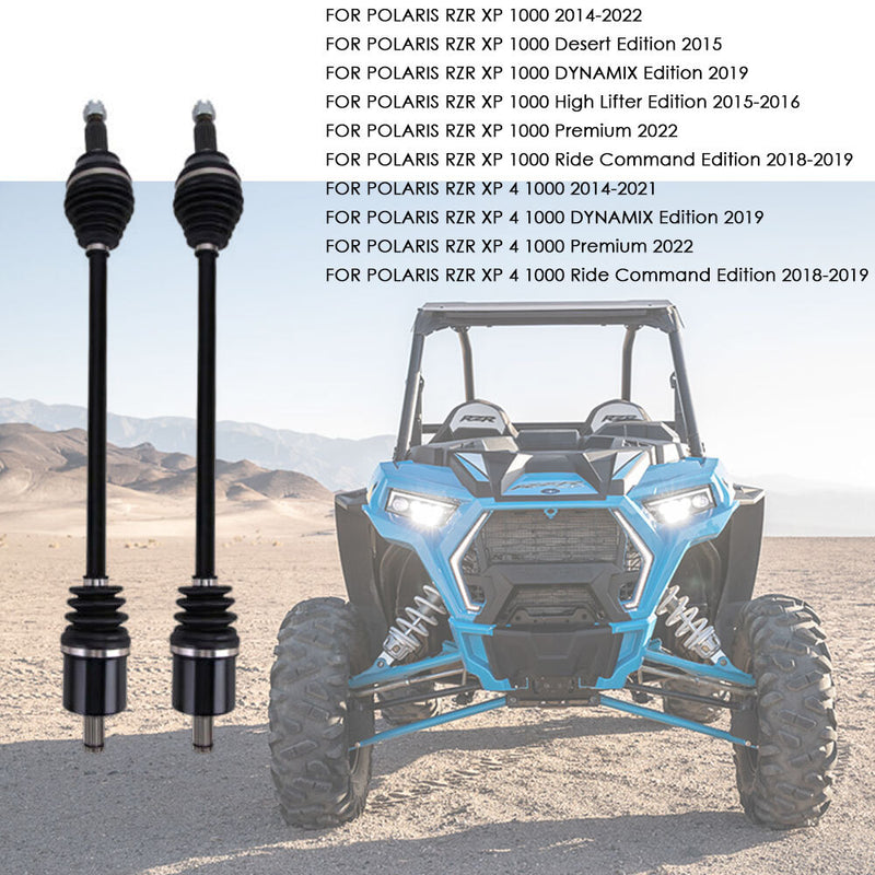 Front Left Right CV Joint Axle for Polaris RZR XP 1000 EPS 2014-2019