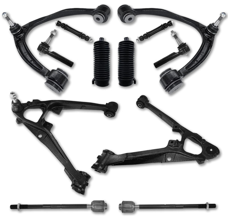 12Pcs Front Upper Lower Control Arm for Escalade Chevy Silverado GMC 2007-2013