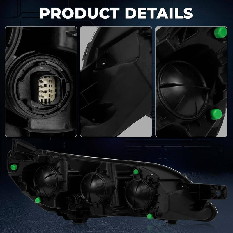 Left Driver Side Halogen Headlight for 2023-2026 Dodge Ram Promaster 1500 2500