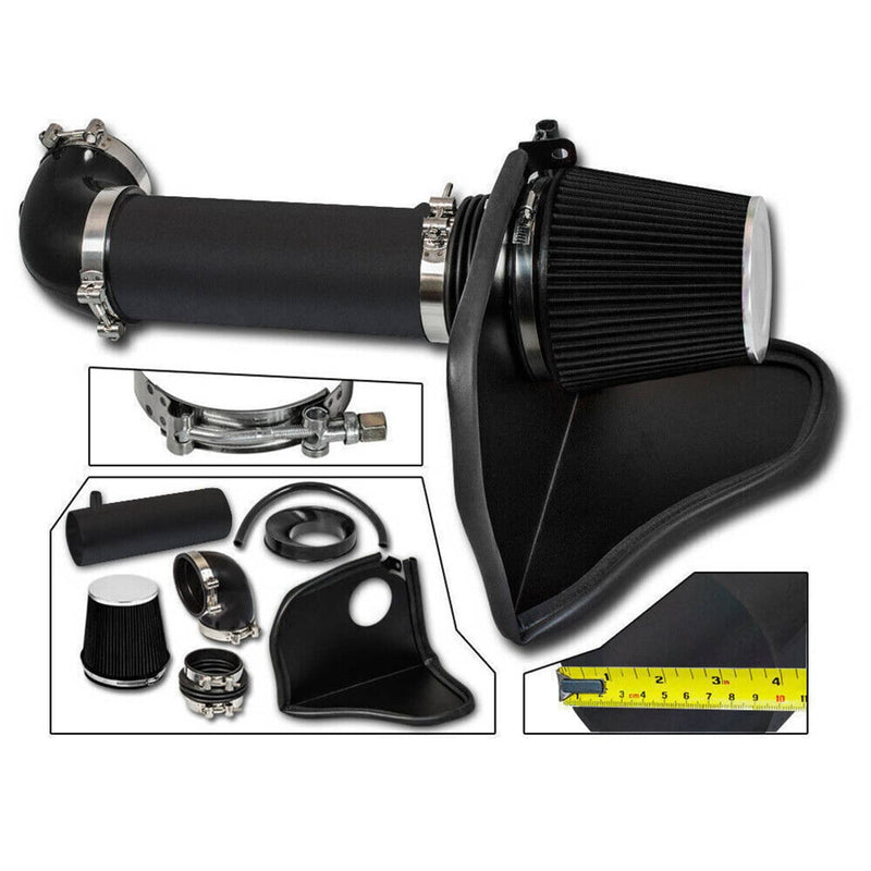4" Cold Air Intake Kit + Heat Shield for Dodge Chrysler HEMI 5.7L 6.1L V8 05-10