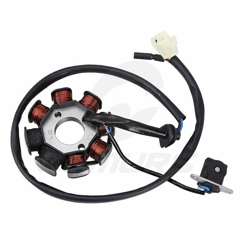 Magneto Stator 8 Pole Coil for GY6 50cc 110cc 125cc 150cc Moped Scooter ATV