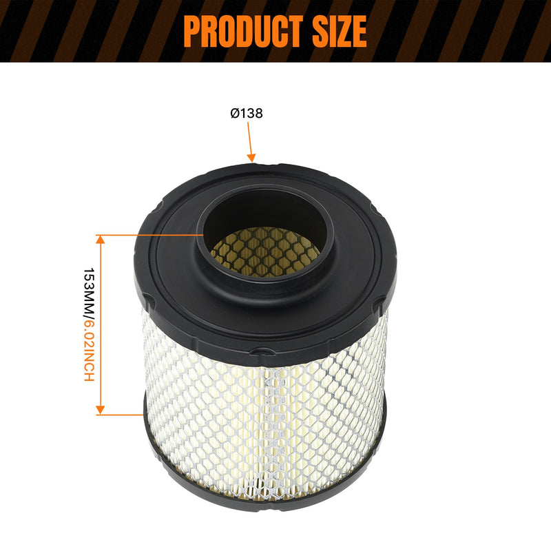 2Pcs Air Filter 7082037 2521372 for Polaris Ranger 570 EFI 2014-2022