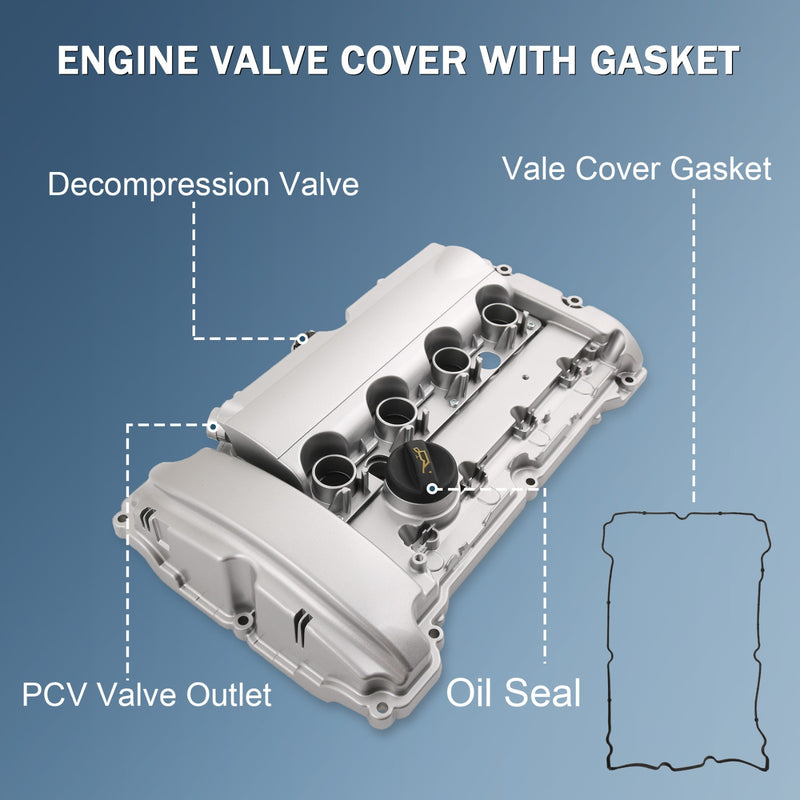 Turbo Aluminum Valve Cover W/Gasket for Mini Cooper JCW R55 R56 R59 1.6L