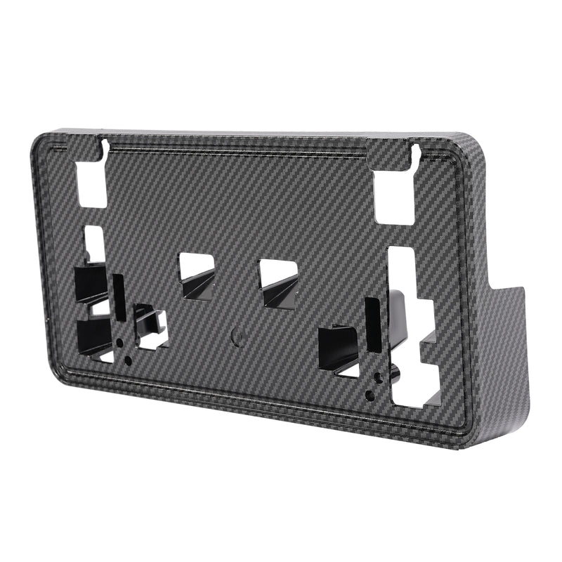 Front License Plate Mount Holder Carbon Style for Ford F-150 F150 2021-2023