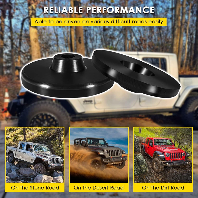 KJ09192 0.75 Inch Lift Kit Rear Coil Spring Spacers for 2020 Jeep Gladiator JT