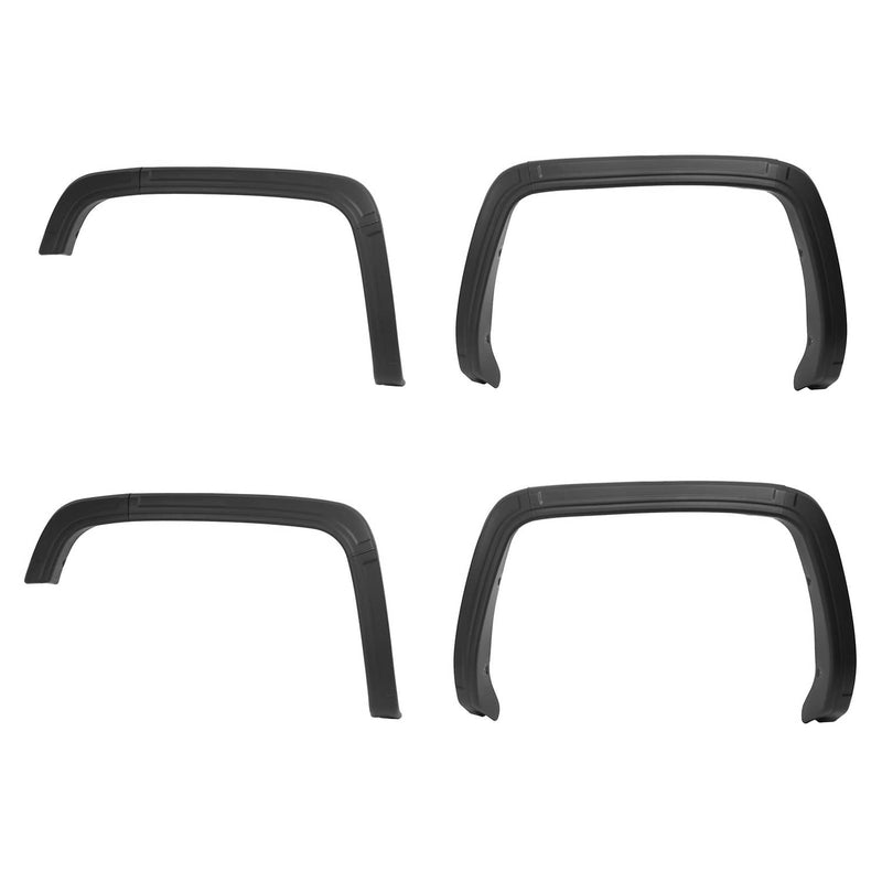 DURAFORCE Fender Flare Kit Plastic Textured for GMC Sierra 1500 2014-2015