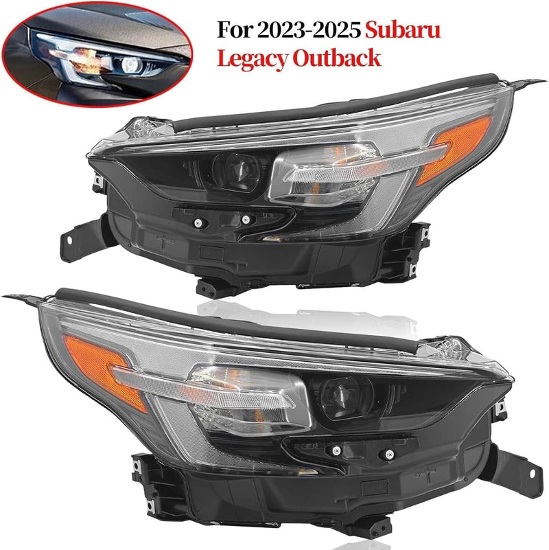 LED Headlights W/ AFS Left Right for Subaru Legacy Outback 2023-2025