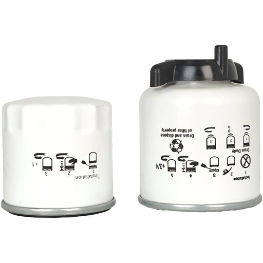 DURAFORCE 6671057 6667352 Oil Fuel Filter Kit for Bobcat 463 453 MT52 MT50 MT55 MT85