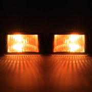 DURAFORCE Smoke Bumper Signal Fender Side Marker Lights for Jeep Wrangler TJ 1997-2006