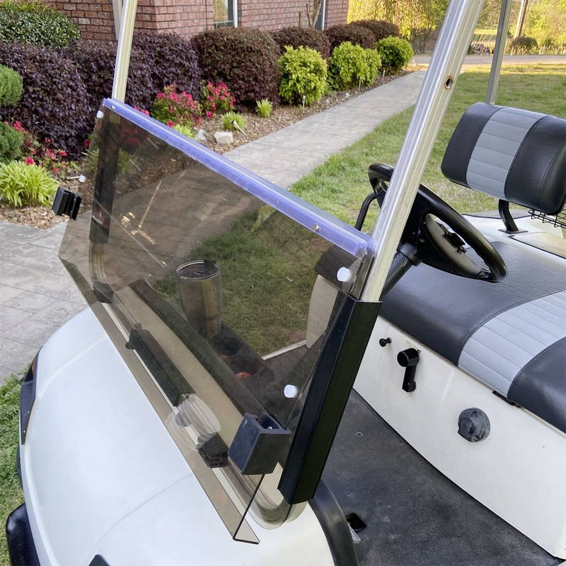 Golf Cart Tinted Folding Windshield Windscreen for Yamaha G14 G16 G19 1995-2003