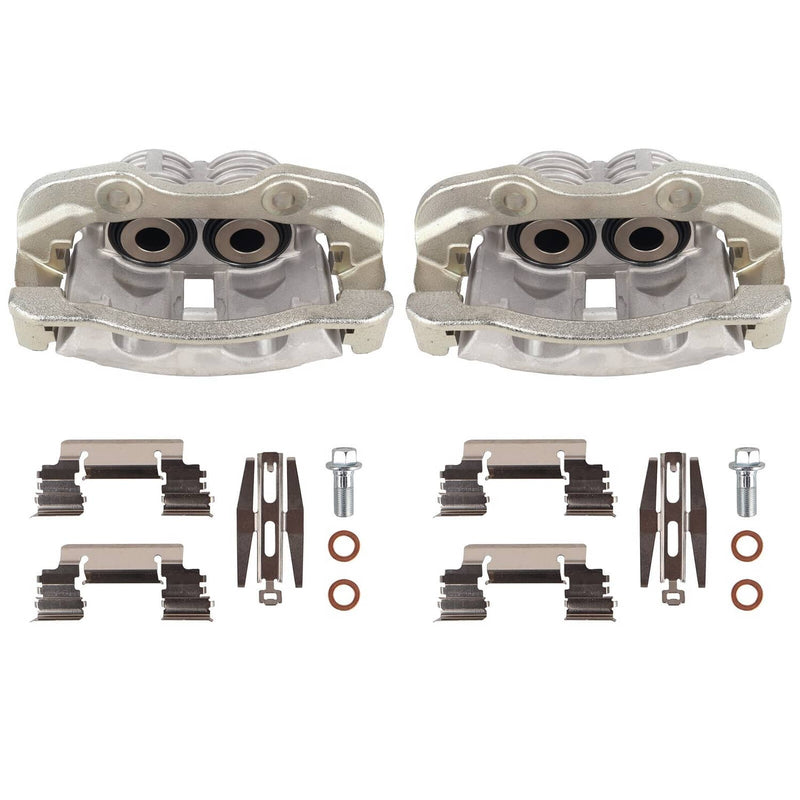 Rear Brake Caliper Set 2 Piston for Chevy GMC Cadillac Truck Full Size SUV
