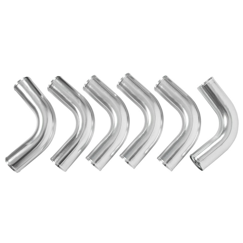 12Pcs 3" Intercooler Piping Kit w/Coupler T-Clamps Universal Aluminum