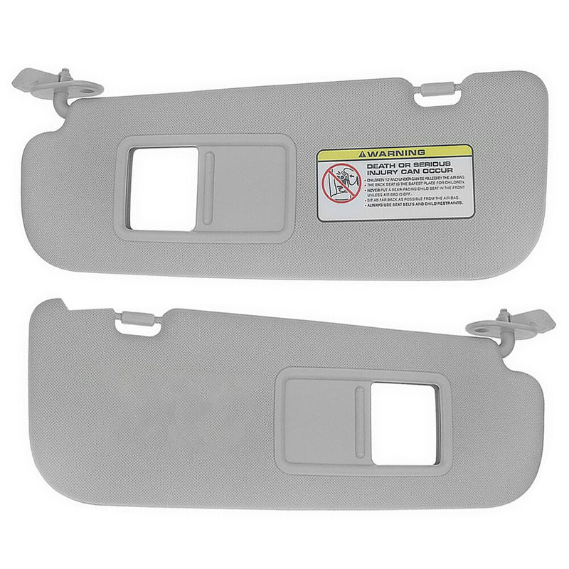 Pair Sun Visor with Mirror Driver Passenger Side for Hyundai Veloster 2012-2015