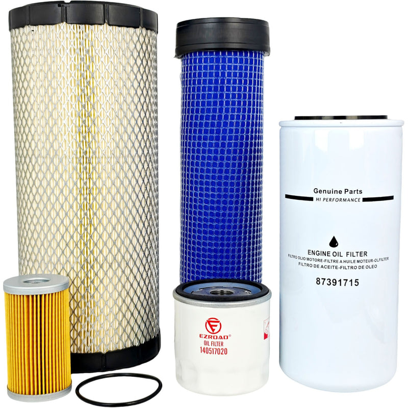 Maintenance Filter Kit for New Holland TT50A Primary Secondary Air Fuel HYD Oil