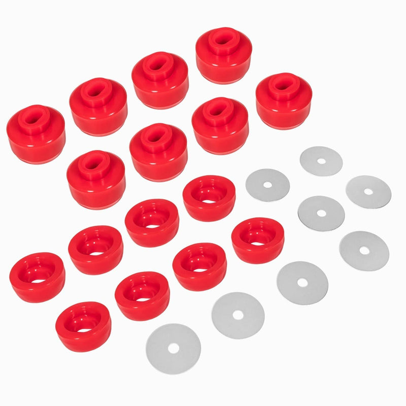7-141 Silicone Body Cab Mount Bushing Kit for Chevy Silverado Sierra 1999-2014