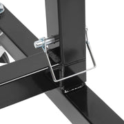 DURAFORCE Adjustable Chassis Stand for Sprint Midget Car 16-20in Locking Casters 2 Pieces