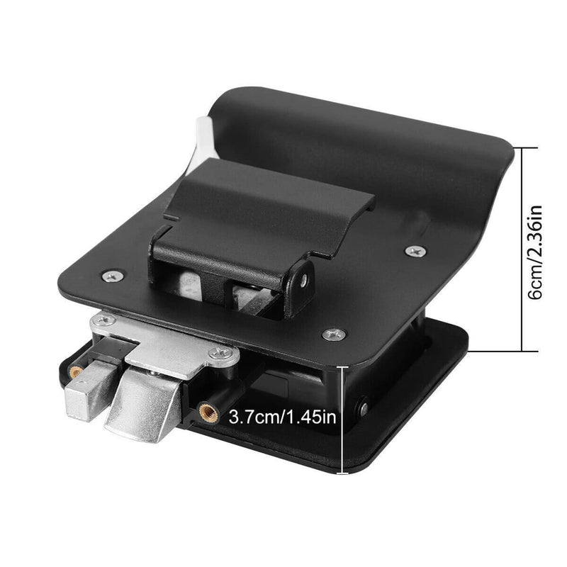 RV Paddle Entry Door Lock Latch Handle Knob Deadbolt for Camper Trailer Black