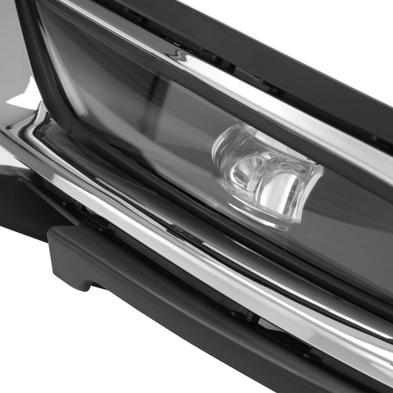 DURAFORCE LED Chrome Fog Lights Driver Passenger Side for Chrysler 300 2015-2024 2021 Pair