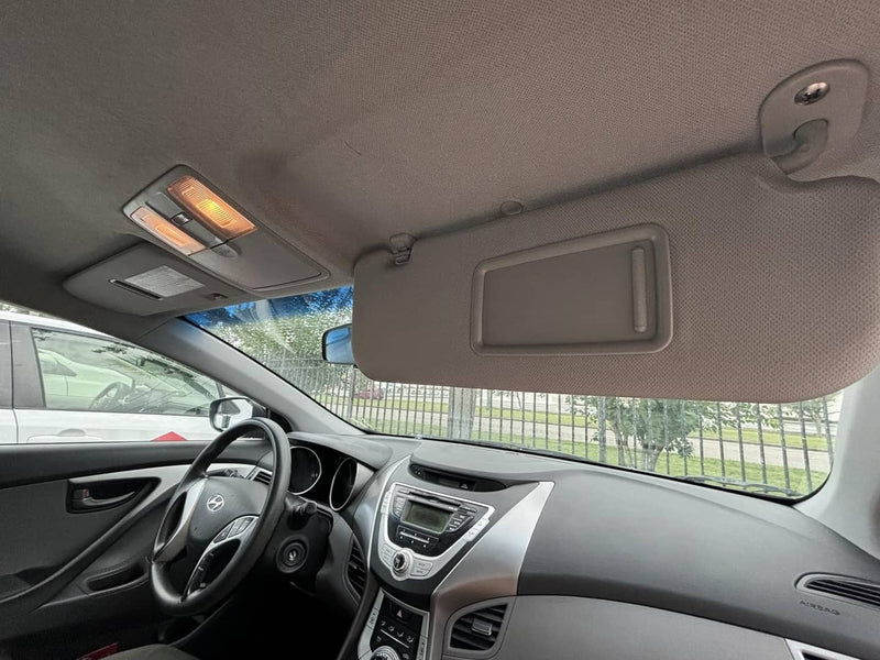 Sun Visor Makeup Mirror Left Grey Driver Side for Hyundai Elantra MD 2011-2016