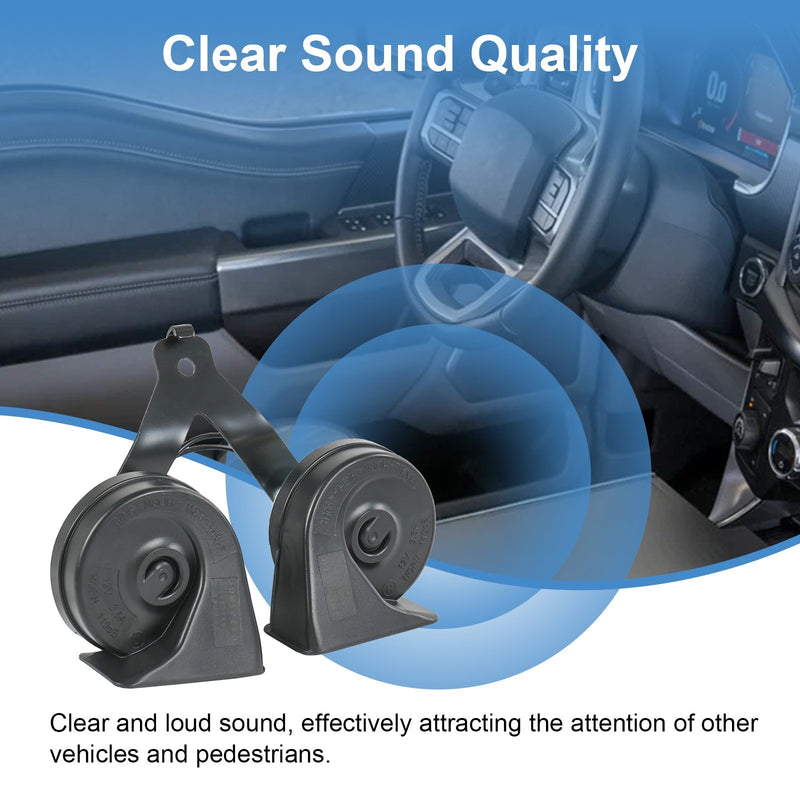 FL3Z-13832-B Snail Horn High Low Dual Pitch Assembly for Ford F-150 2015-2022