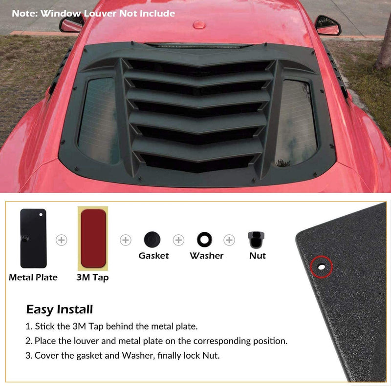 Rear Window Louvers Installation Mounting Tool for Ford Mustang for Dodge Challe