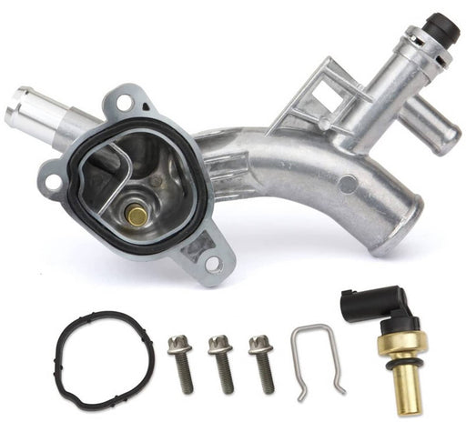 DURAFORCE Aluminum Water Outlet Thermostat Housing for Chevrolet Cruze Sonic Trax 1.4L