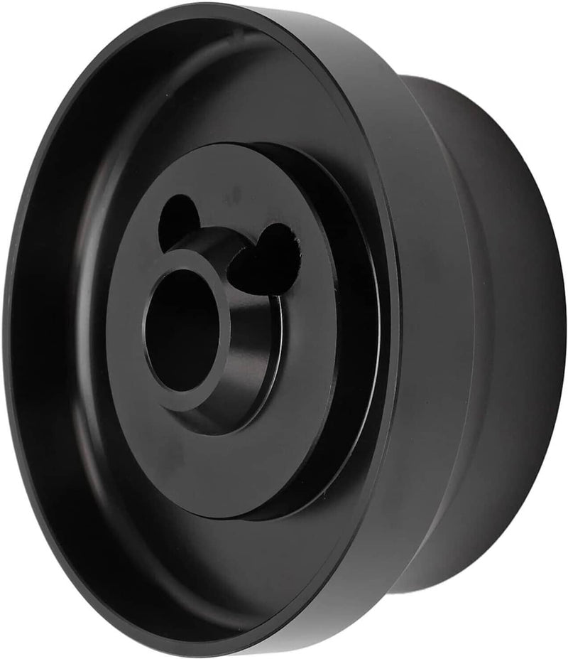 Steering Wheel Short Hub Adapter for Ididit GM Chevy Aluminum Black 5 & 6 Hole