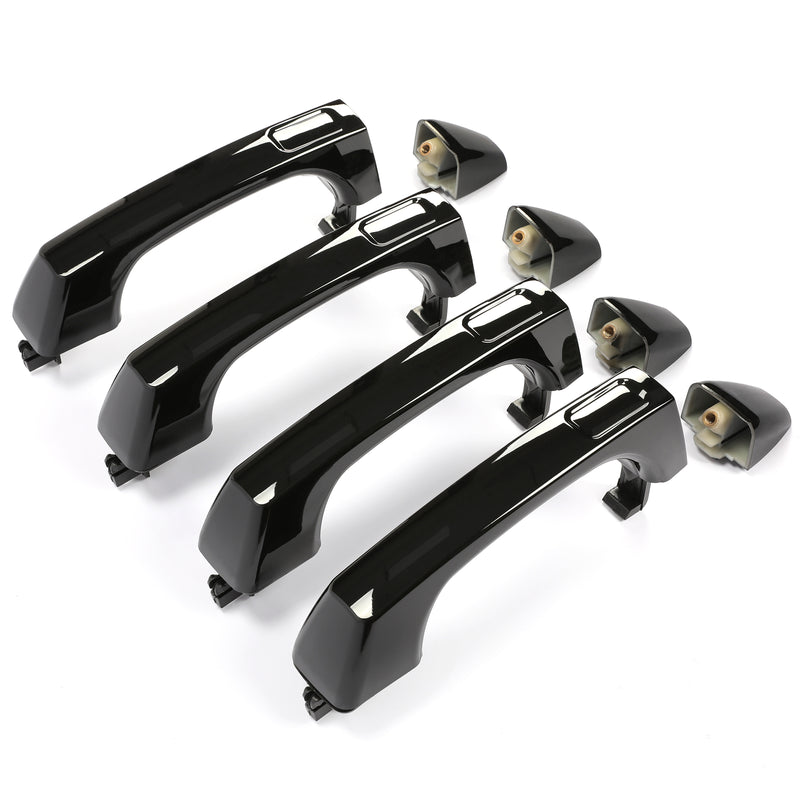 25832250 Gloss Black Exterior Door Handles for Hummer H3 2006-2010 4 Pieces