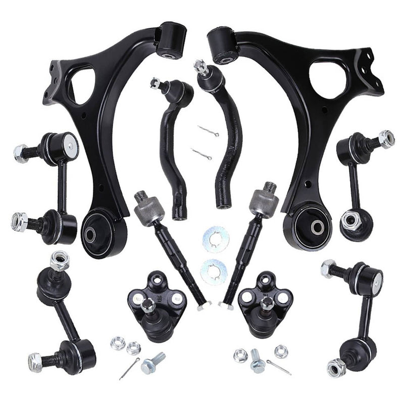 12x Front Lower Control Arms Sway Bars Suspension Kit for 2006-2011 Honda Civic