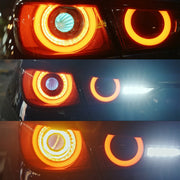 DURAFORCE LED Tail Lights Lamp 4PCS for 2014-2017 for Infiniti Q50 Red Skyline V37 400R