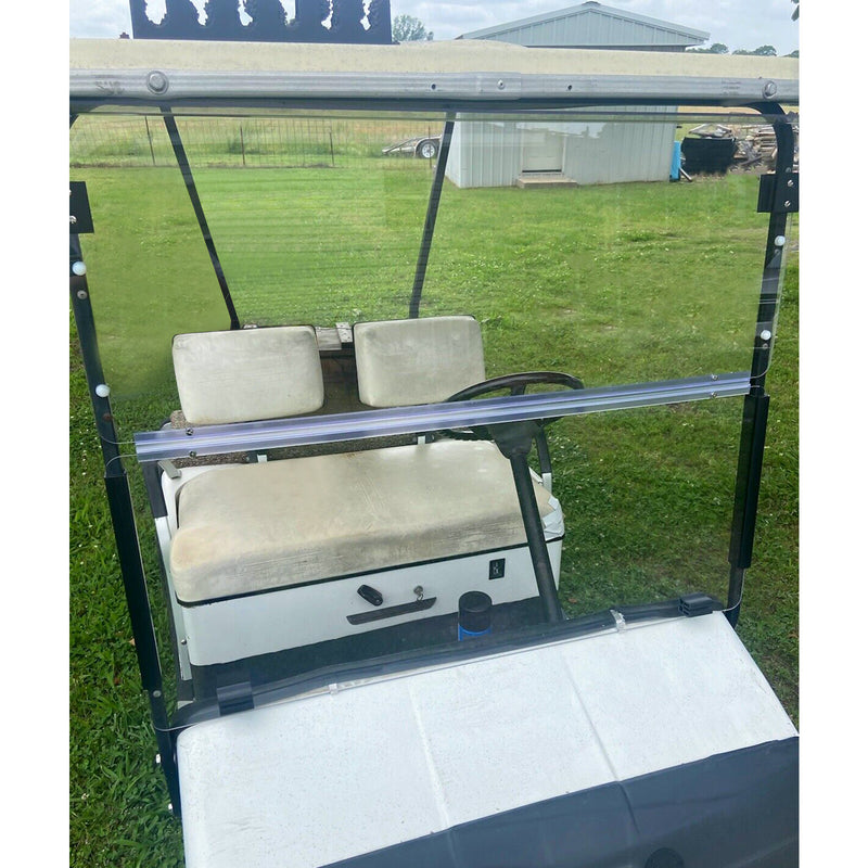 Folding Clear Windshield for EZGO Marathon 1986-1994.5 Golf Cart