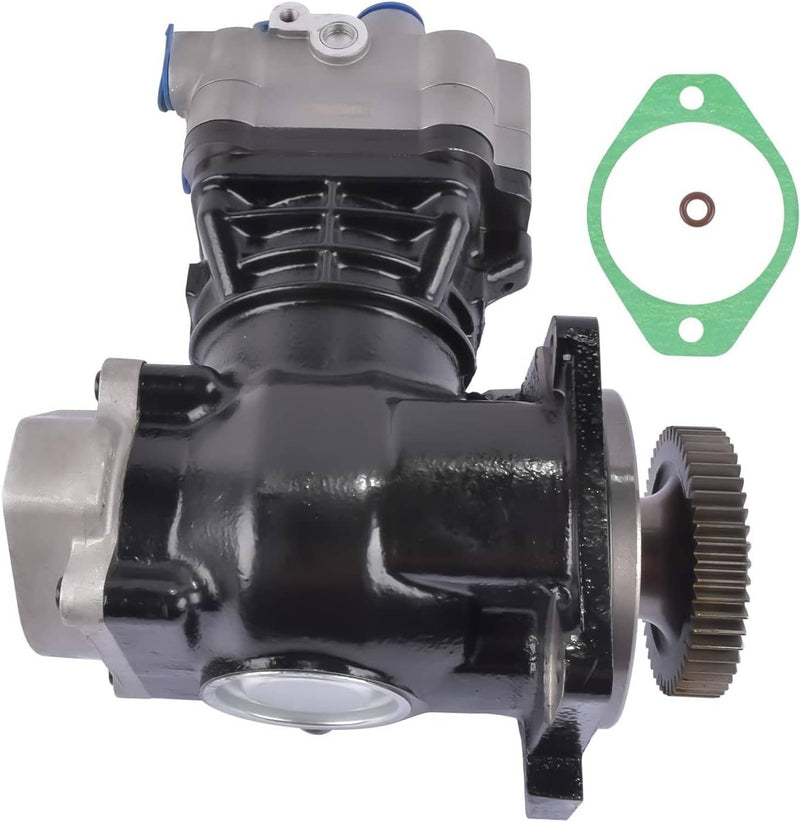 DDE RA4711302515 Air Brake Compressor with Gear for Detroit Diesel DD15 Truck