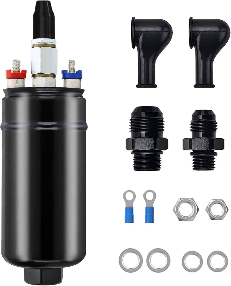 300LPH Universal External Inline Electric High Pressure Fuel Pump Kit E85