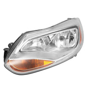DURAFORCE Clear Lens Halogen Left Driver Side Headlight for Ford Focus 2012-2014 W/Bulb